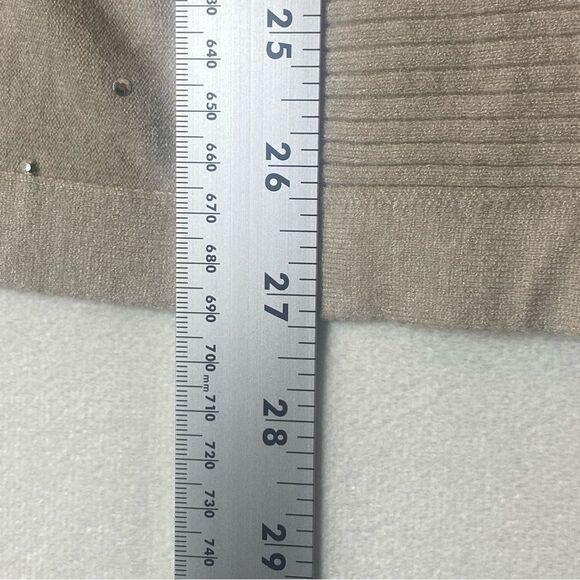 LIV Milano New W/Tags Knit Sweater Heather Oatmeal Color Size XL - Picture 11 of 12